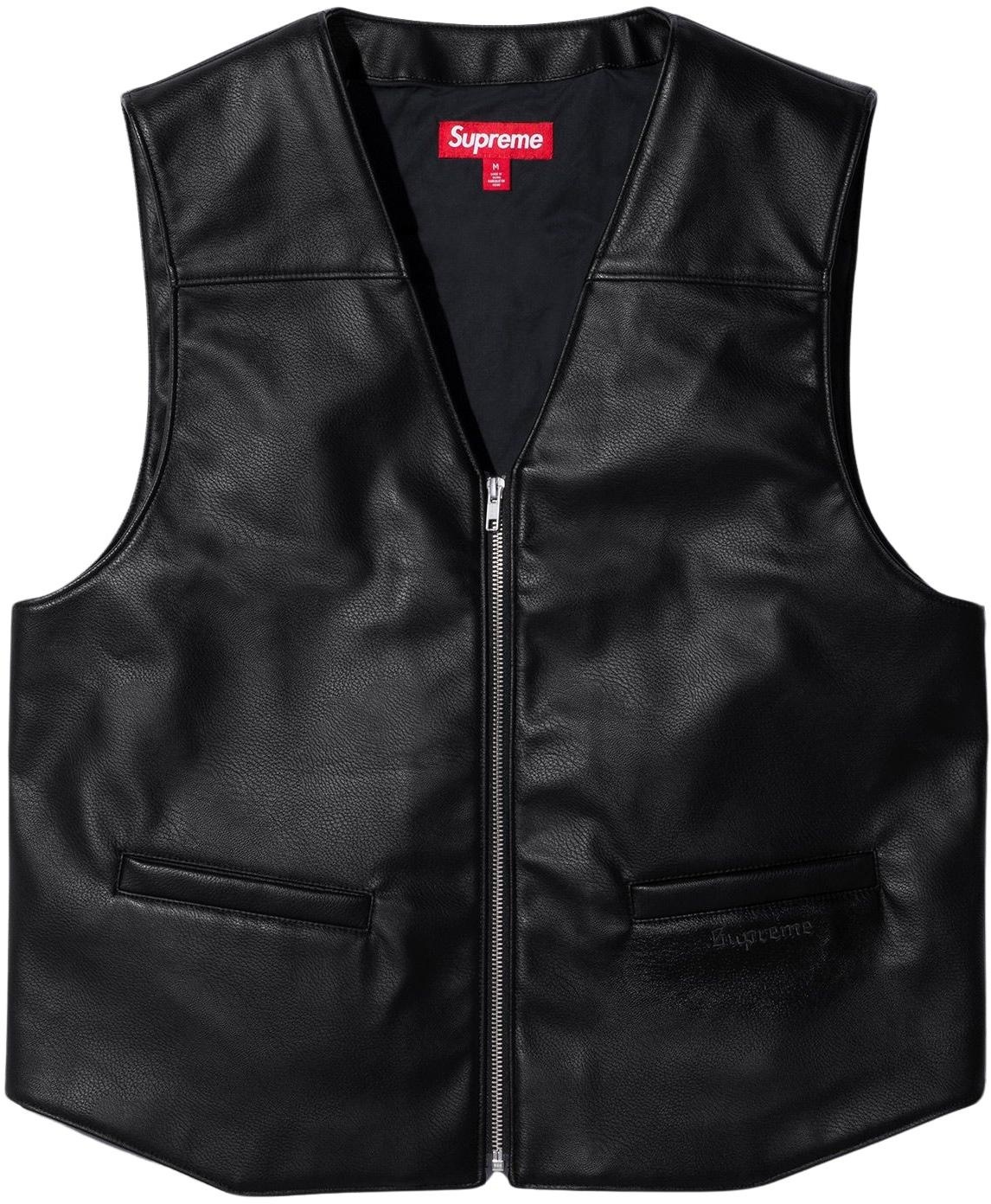 Supreme/Toy Machine Faux Leather Vest view 2